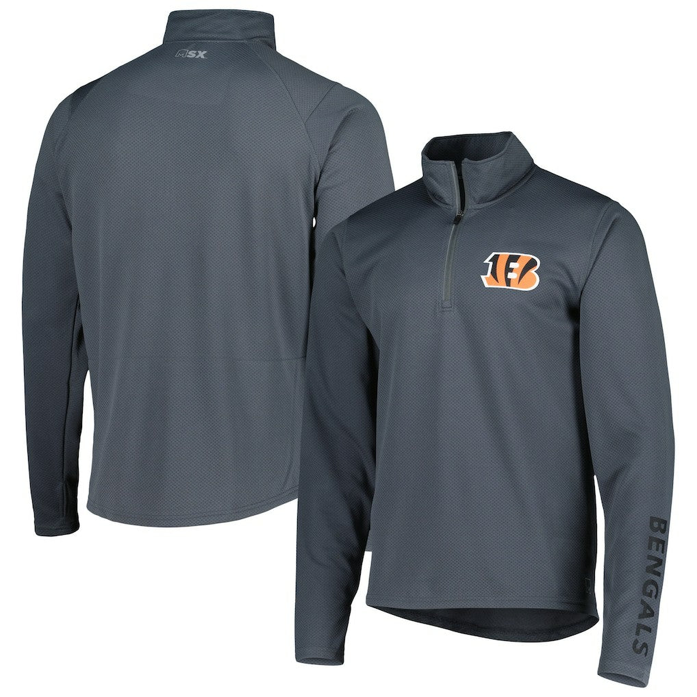 MSX by Michael Strahan Half-Zip Pullover - Cincinnati Bengals Pullover