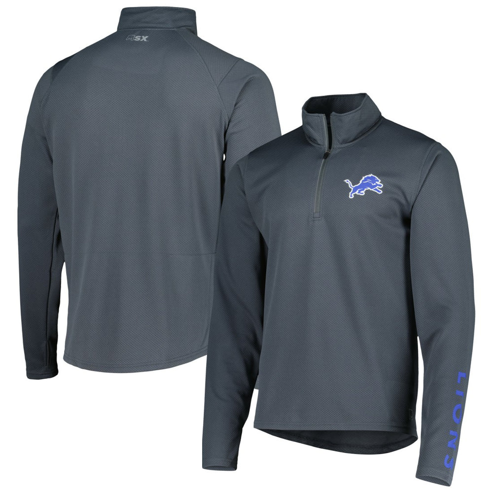 MSX by Michael Strahan Half-Zip Pullover - Detroit Lions Pullover