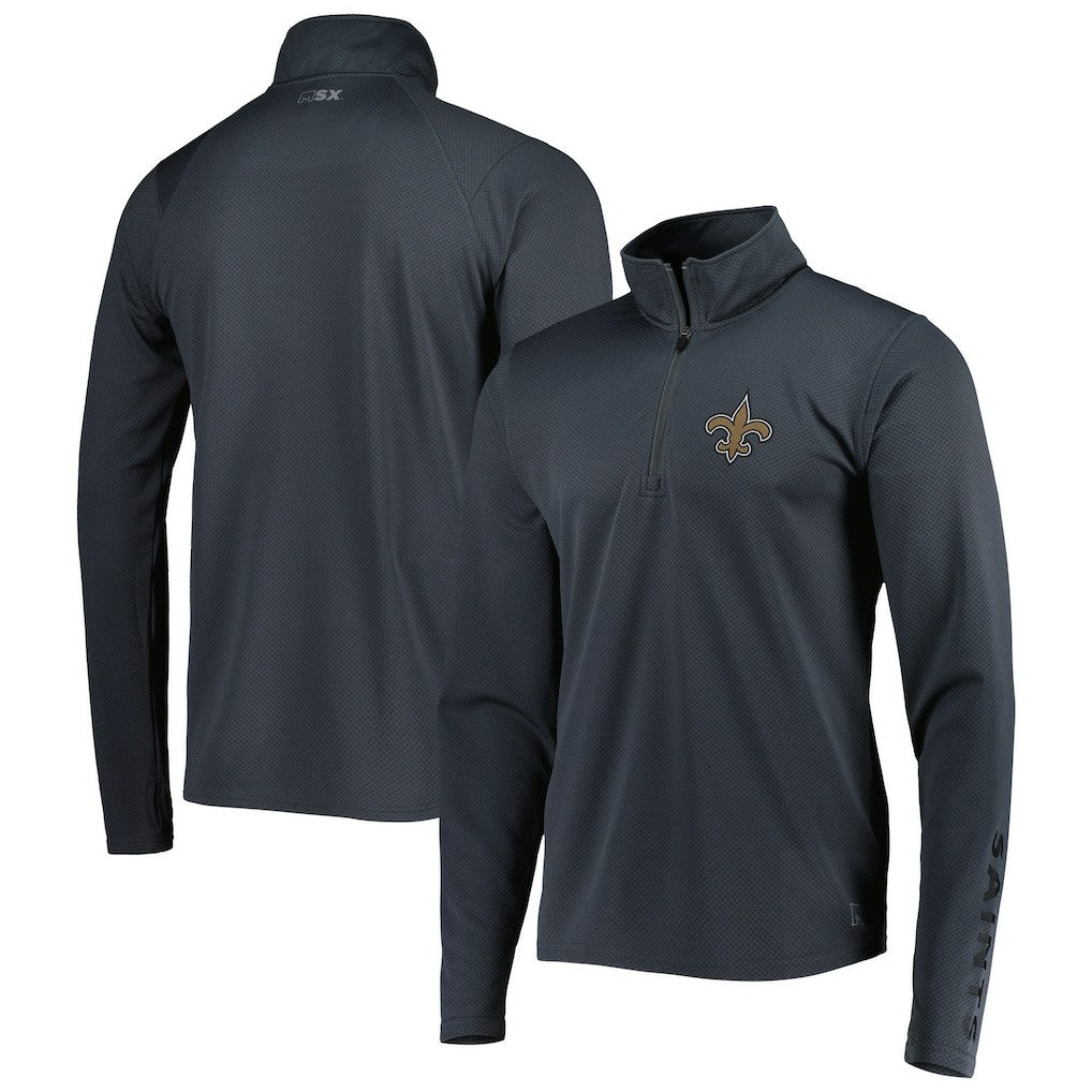MSX by Michael Strahan Half-Zip Pullover - New Orleans Saints Pullover