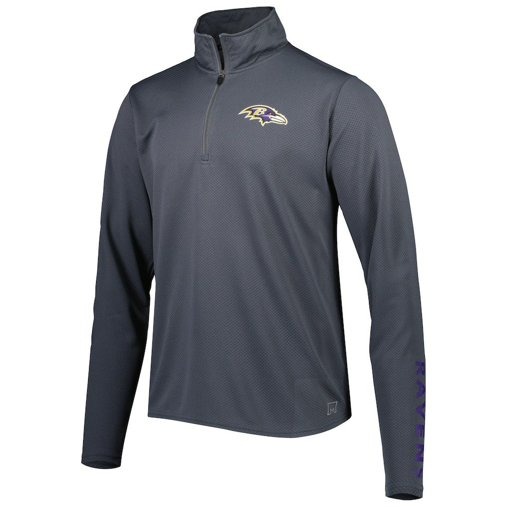 MSX by Michael Strahan Half-Zip Pullover - Baltimore Ravens Pullover