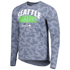 MSX by Michael Strahan Performance Camo Long Sleeve T-Shirt - Seattle Seahawks T-shirts