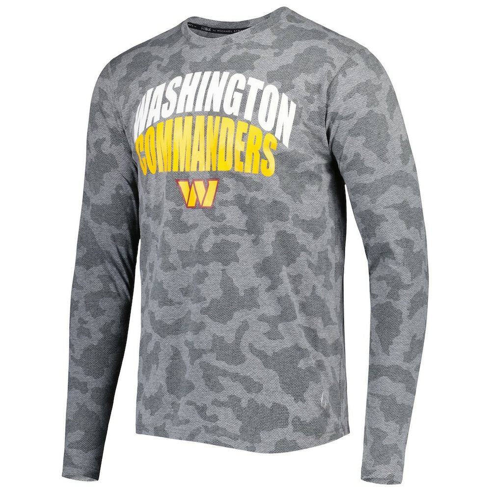 MSX by Michael Strahan Performance Camo Long Sleeve T-Shirt - Washington Commanders T-shirts