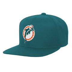 Youth Gridiron Classics Ground Snapback Hat - Miami Dolphins Hats