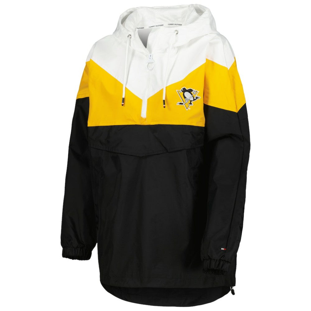 NHL Pittsburgh Penguins Tommy Hilfiger Women's Staci Half-Zip Windbreaker Jacket