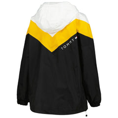 NHL Pittsburgh Penguins Tommy Hilfiger Women's Staci Half-Zip Windbreaker Jacket