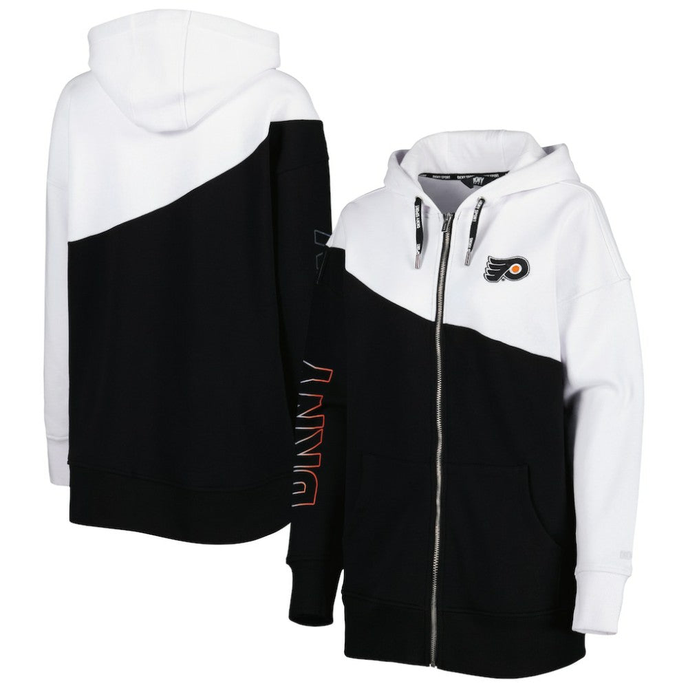NHL Philadelphia Flyers DKNY Sport Women's Gina Full-Zip Hoodie