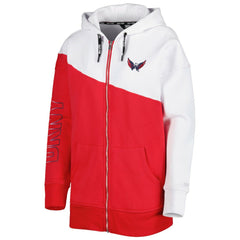 NHL Washington Capitals DKNY Sport Women's Gina Full-Zip Hoodie