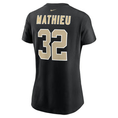 Tyrann Mathieu  Women's Player Name & Number T-Shirt - New Orleans Saints T-shirts