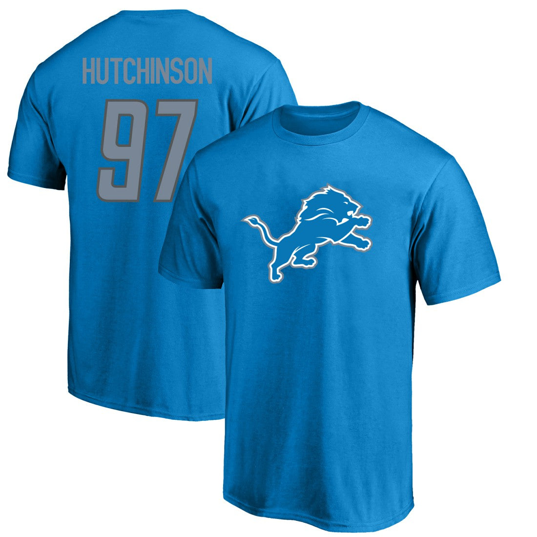 Aidan Hutchinson  Big & Tall Player Name & Number T-Shirt - Detroit Lions T-shirts