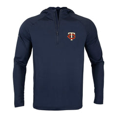Navy Minnesota Twins Levelwear Zander Insignia Core Quarter-Zip Pullover Hoodie