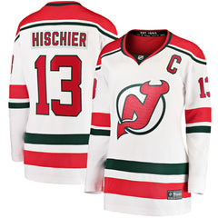 NHL Nico Hischier New Jersey Devils Fanatics Women's Alternate Breakaway Jersey