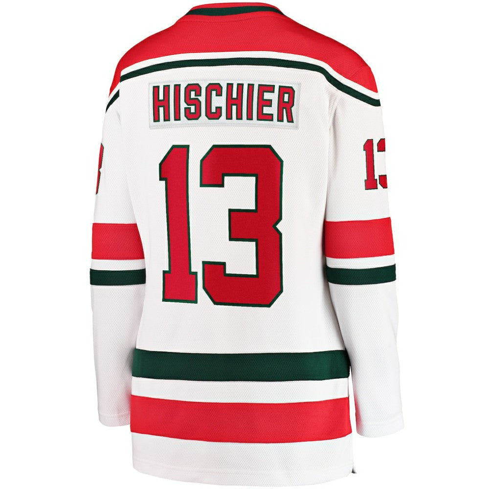 NHL Nico Hischier New Jersey Devils Fanatics Women's Alternate Breakaway Jersey