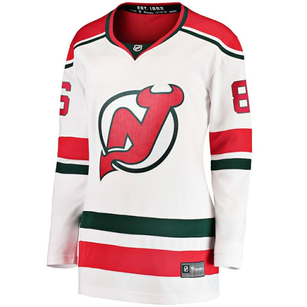 NHL Jack Hughes New Jersey Devils Fanatics Women's Alternate Breakaway Jersey