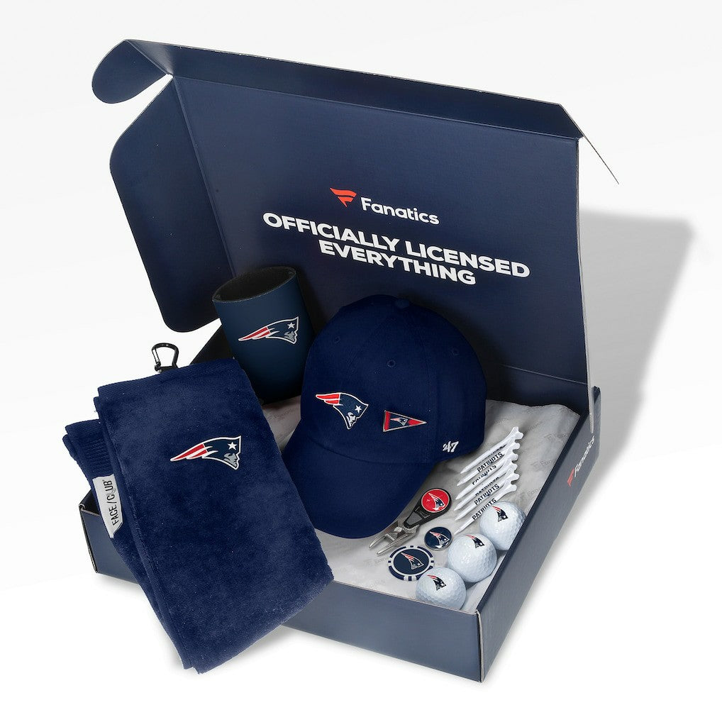 Pack Golf-Themed Gift Box - New England Patriots