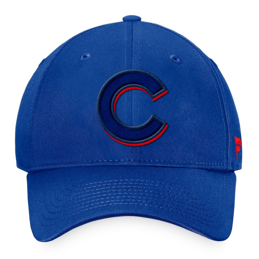 Royal Chicago Cubs Fanatics Fundamental Shadow Snapback Hat