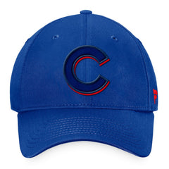 Royal Chicago Cubs Fanatics Fundamental Shadow Snapback Hat