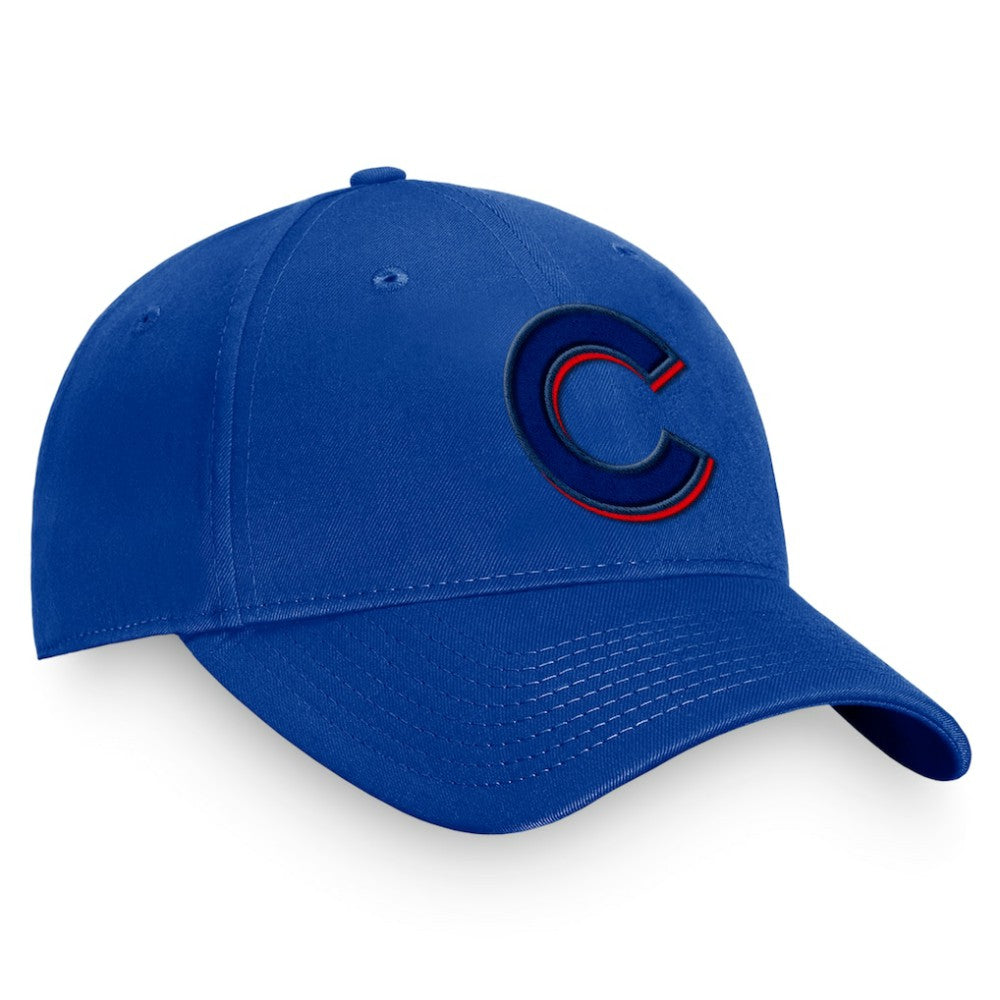 Royal Chicago Cubs Fanatics Fundamental Shadow Snapback Hat