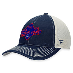Navy Chicago White Sox Fanatics Heritage Trucker Snapback Hat