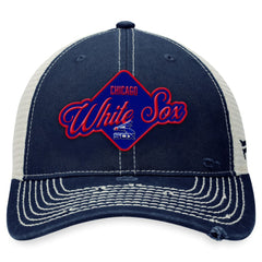 Navy Chicago White Sox Fanatics Heritage Trucker Snapback Hat