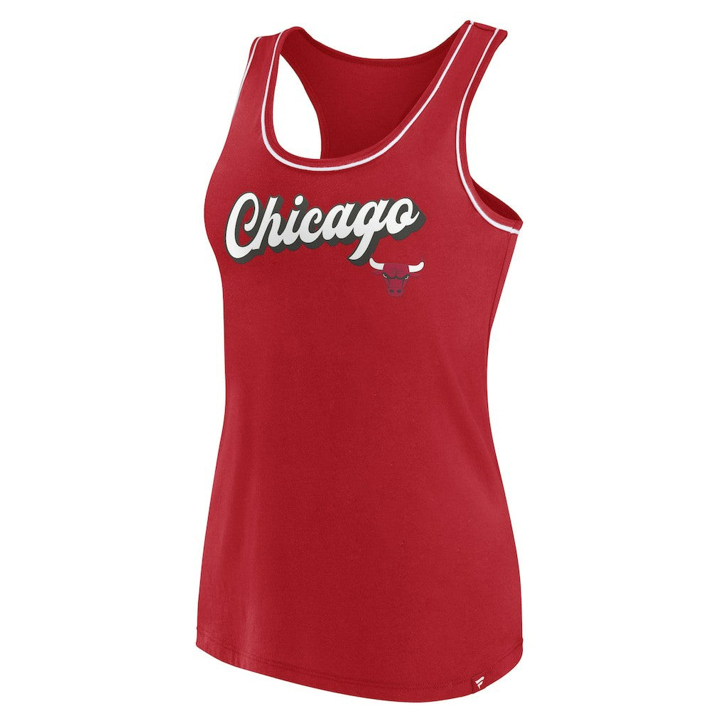 Fanatics Chicago Bulls Women's Wordmark Logo Racerback Tank Top sale