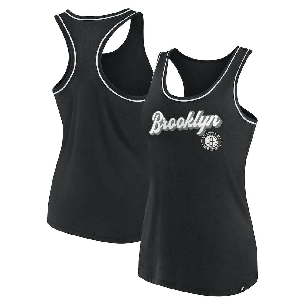 Fanatics Brooklyn Nets Women's Wordmark Logo Racerback Tank Top