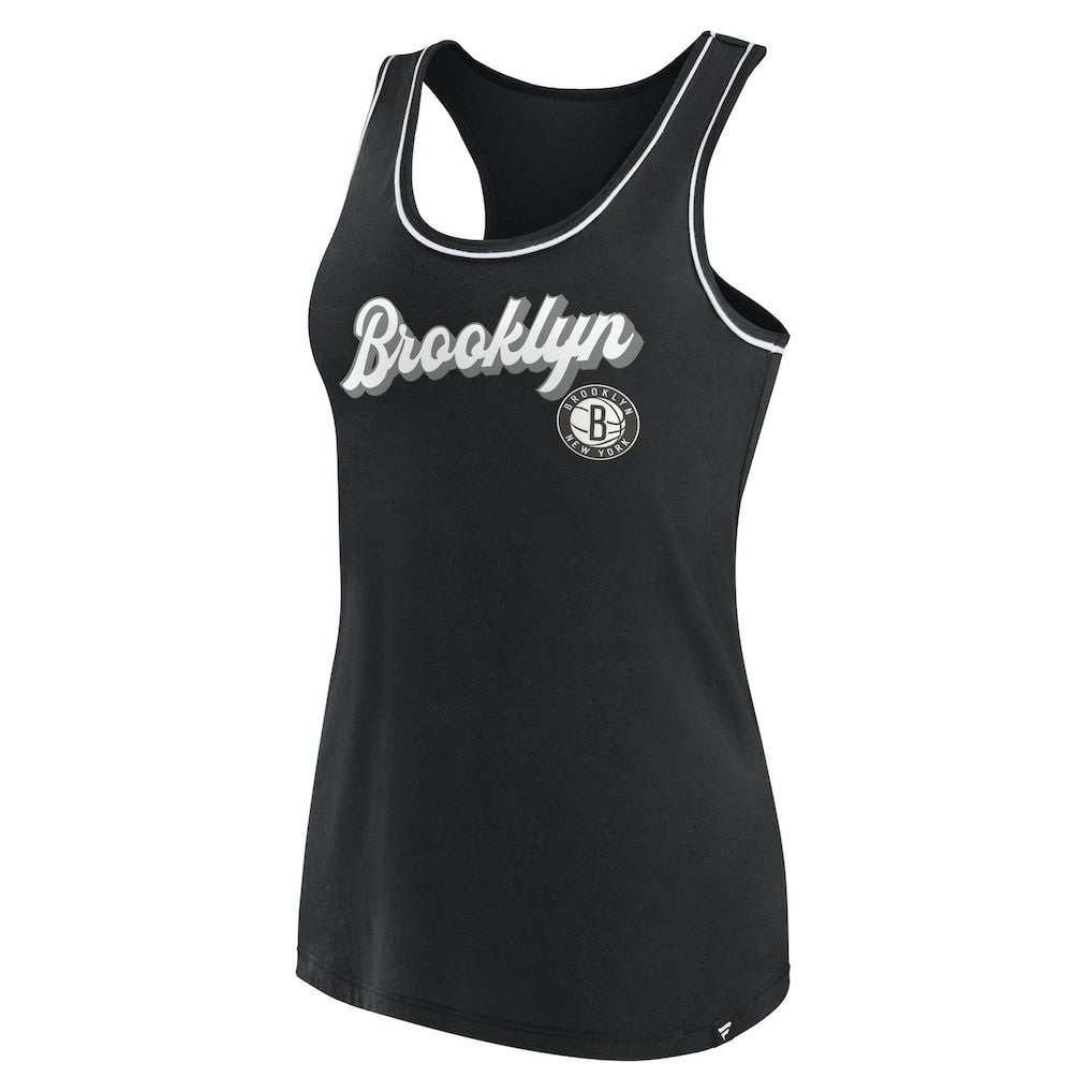 Fanatics Brooklyn Nets Women's Wordmark Logo Racerback Tank Top