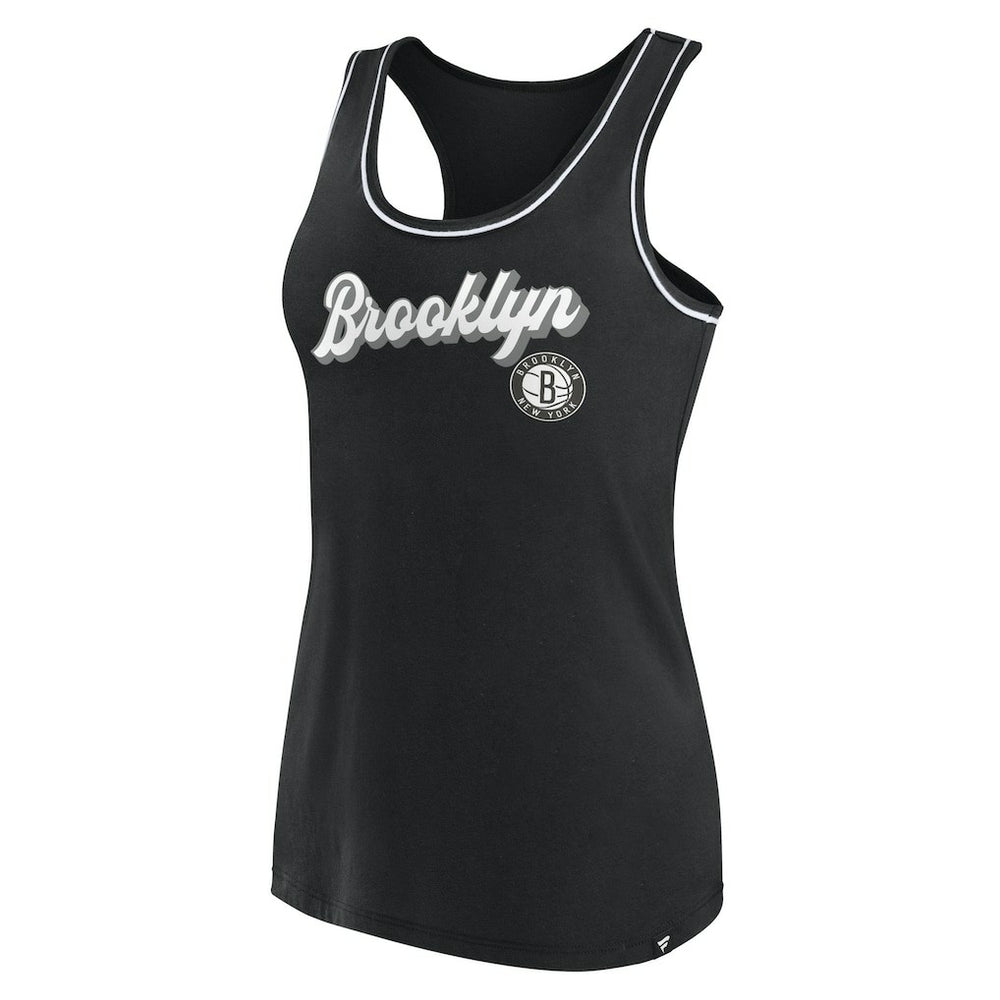 Fanatics Brooklyn Nets Women's Wordmark Logo Racerback Tank Top
