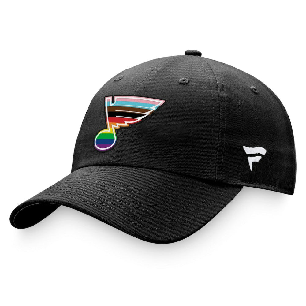 NHL St. Louis Blues Fanatics Team Logo Pride Adjustable Hat