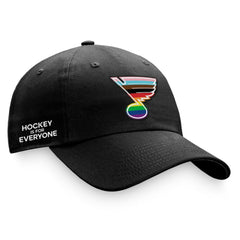 NHL St. Louis Blues Fanatics Team Logo Pride Adjustable Hat