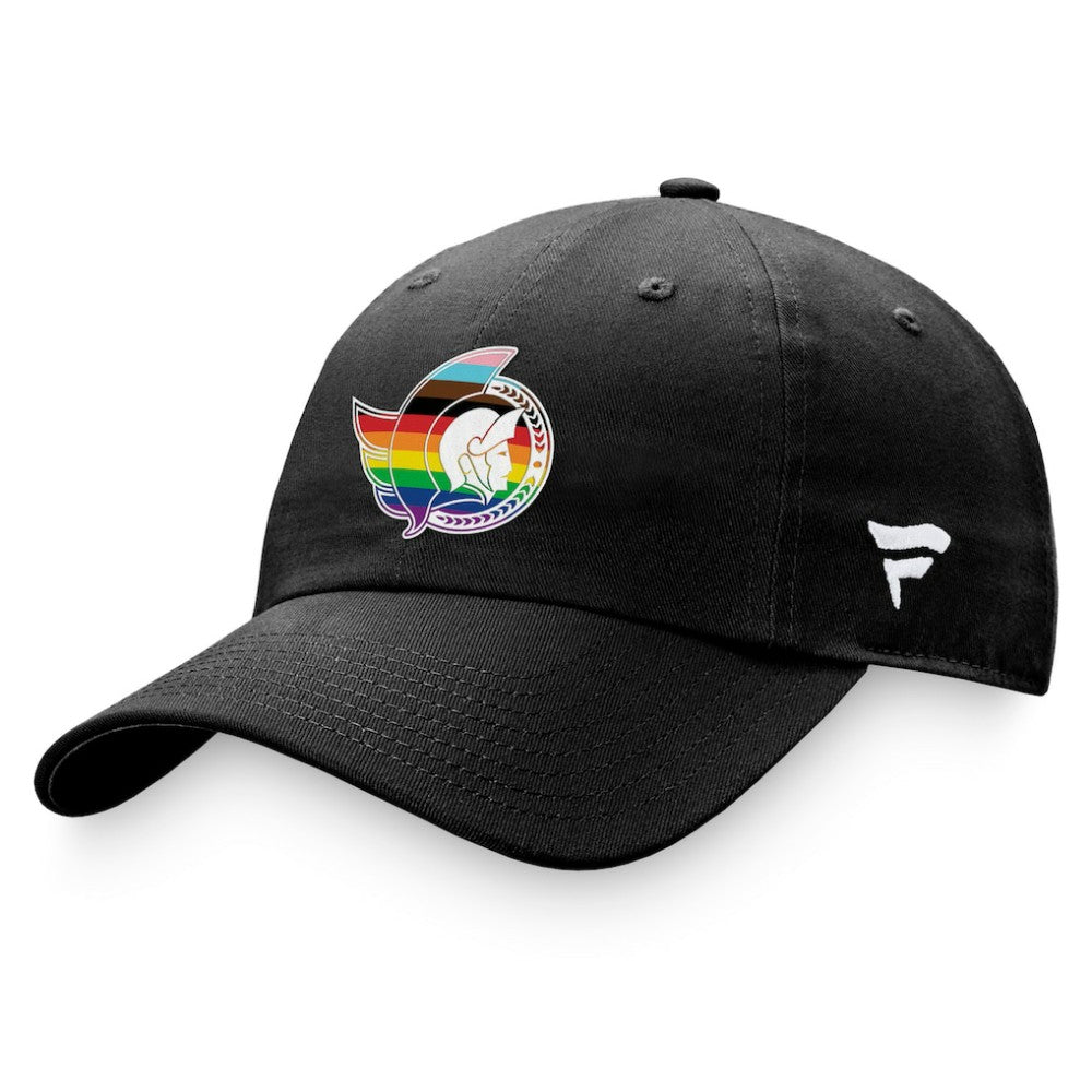 NHL Ottawa Senators Fanatics Team Logo Pride Adjustable Hat