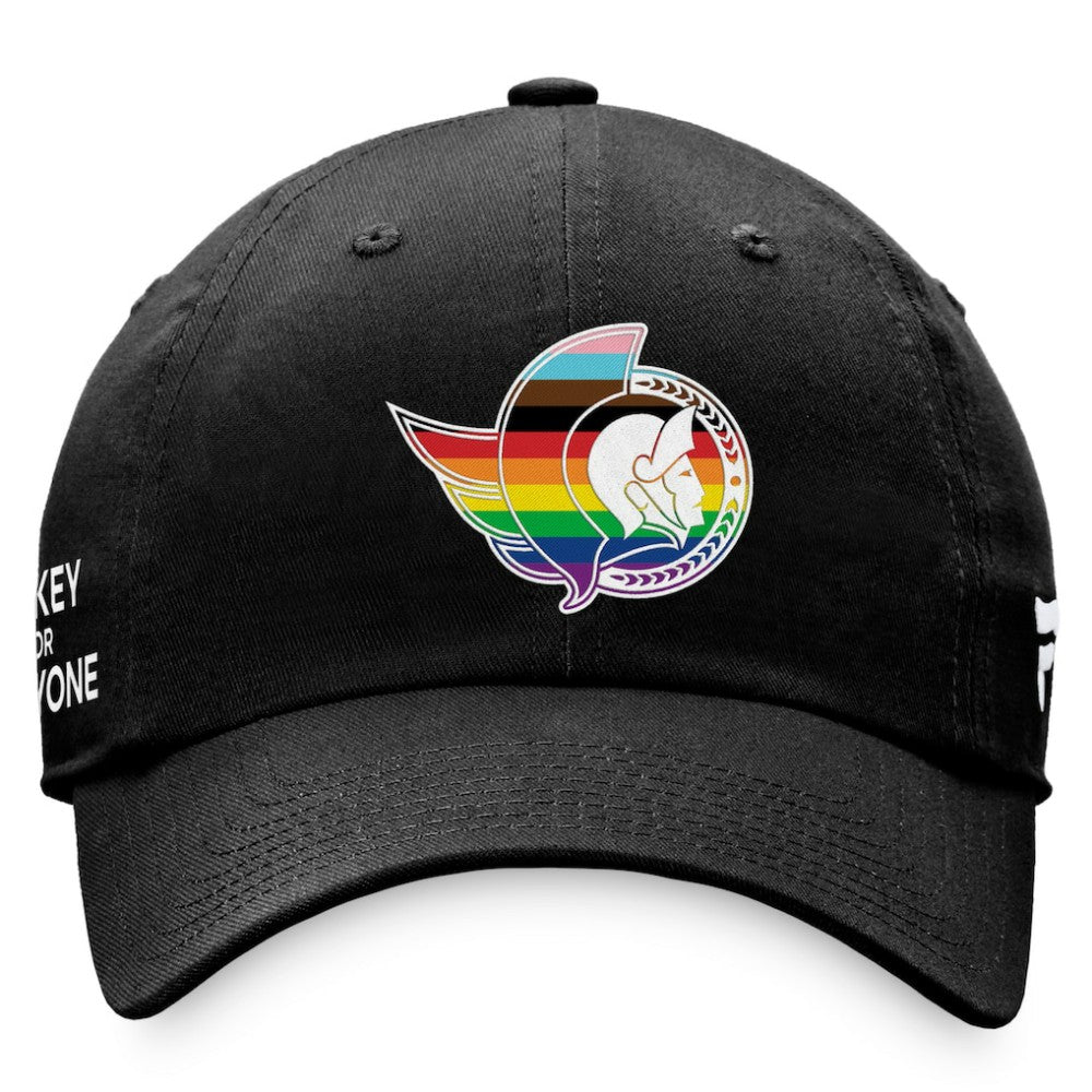 NHL Ottawa Senators Fanatics Team Logo Pride Adjustable Hat