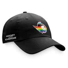 NHL Ottawa Senators Fanatics Team Logo Pride Adjustable Hat