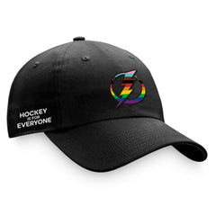 NHL Tampa Bay Lightning Fanatics Team Logo Pride Adjustable Hat