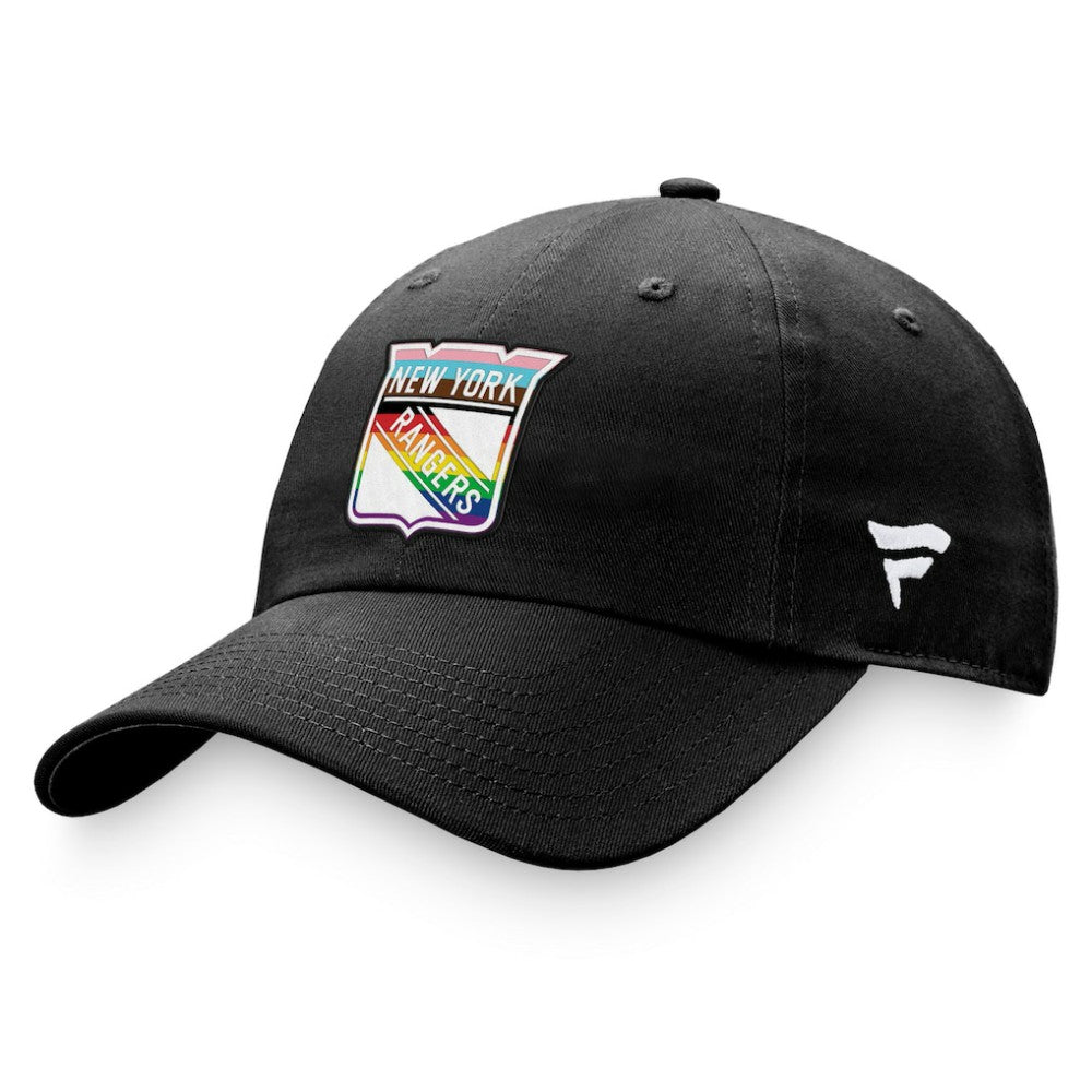 NHL New York Rangers Fanatics Team Logo Pride Adjustable Hat