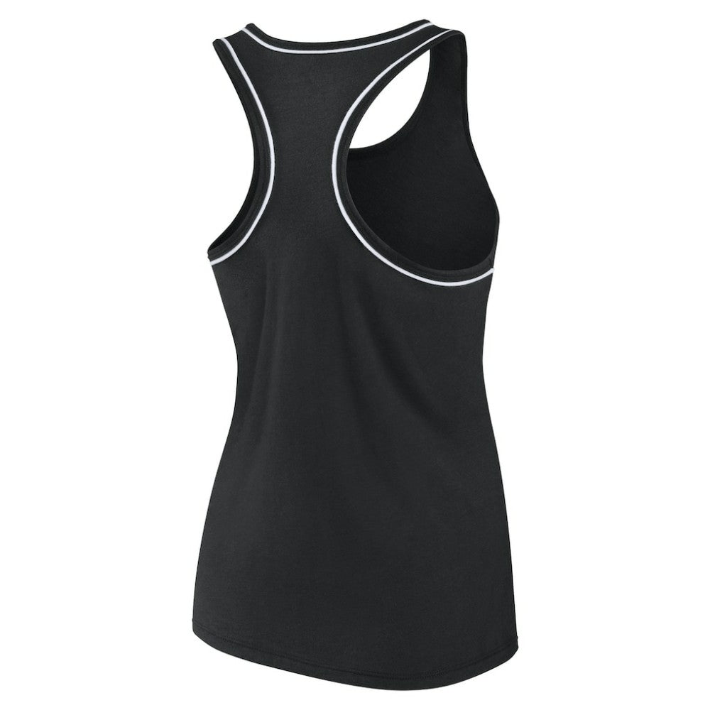 NHL Pittsburgh Penguins Fanatics Women's Wordmark Logo Racerback Scoop Neck Tank Top