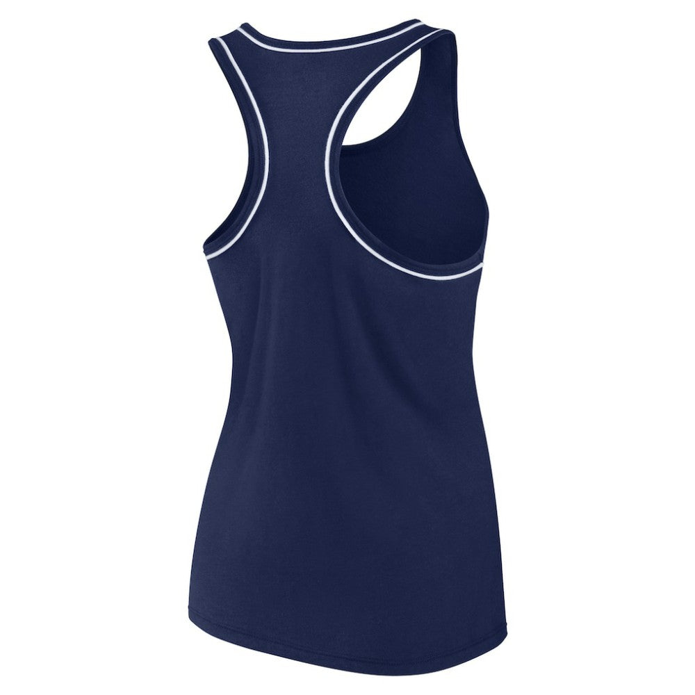 NHL Seattle Kraken Fanatics Women's Wordmark Logo Racerback Scoop Neck Tank Top