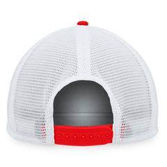 Red/White Los Angeles Angels Majestic Foam Trucker Snapback Hat