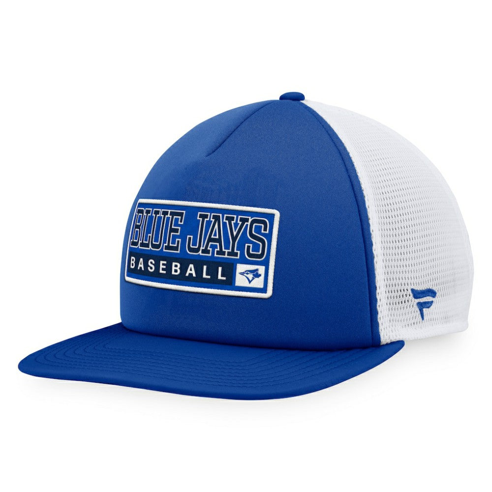 Royal/White Toronto Blue Jays Majestic Foam Trucker Snapback Hat