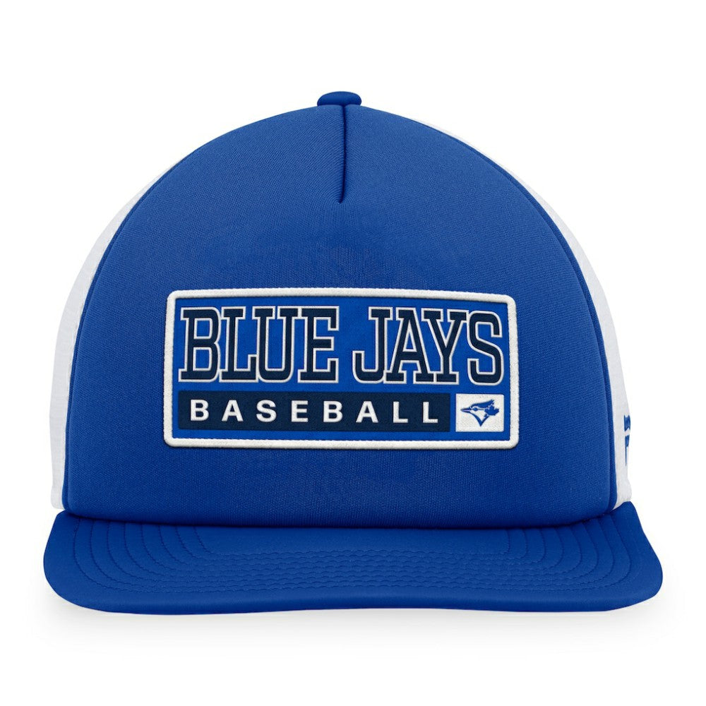 Royal/White Toronto Blue Jays Majestic Foam Trucker Snapback Hat