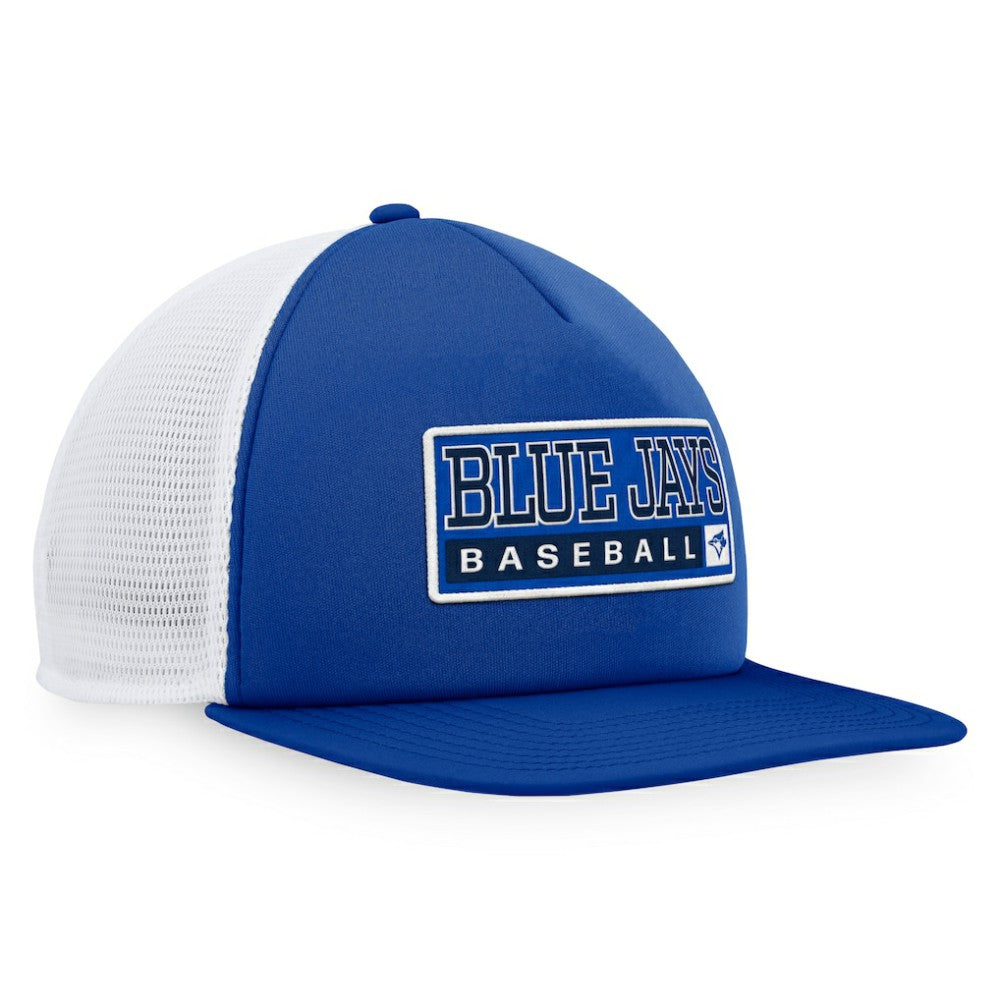 Royal/White Toronto Blue Jays Majestic Foam Trucker Snapback Hat