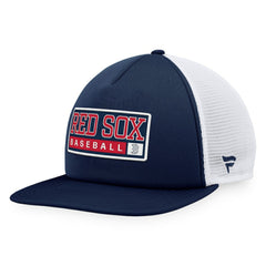 Navy/White Boston Red Sox Majestic Foam Trucker Snapback Hat