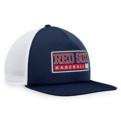Navy/White Boston Red Sox Majestic Foam Trucker Snapback Hat