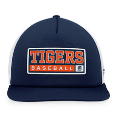 Navy/White Detroit Tigers Majestic Foam Trucker Snapback Hat