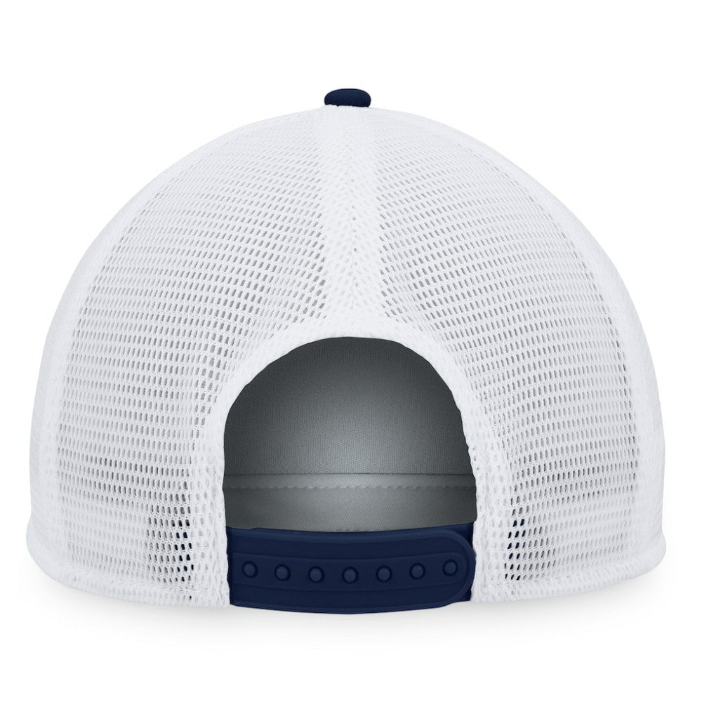 Navy/White Houston Astros Majestic Foam Trucker Snapback Hat