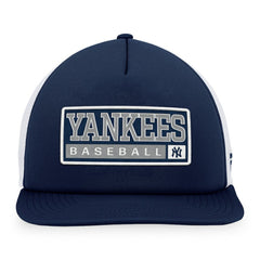 Navy/White New York Yankees Majestic Foam Trucker Snapback Hat
