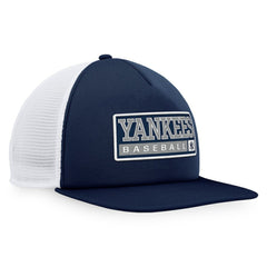 Navy/White New York Yankees Majestic Foam Trucker Snapback Hat