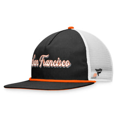 Black San Francisco Giants Fanatics Heritage Golfer Snapback Hat