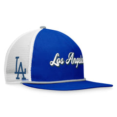 Royal Los Angeles Dodgers Fanatics Heritage Golfer Snapback Hat