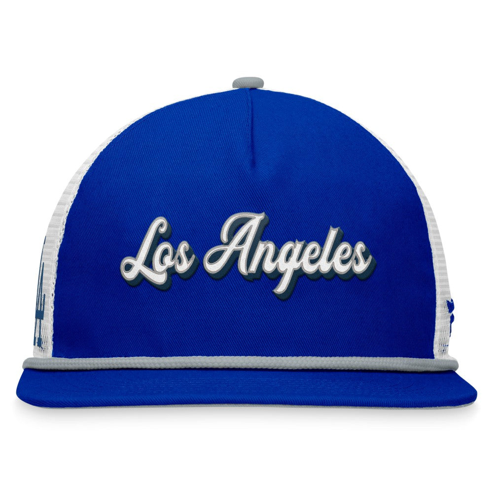Royal Los Angeles Dodgers Fanatics Heritage Golfer Snapback Hat