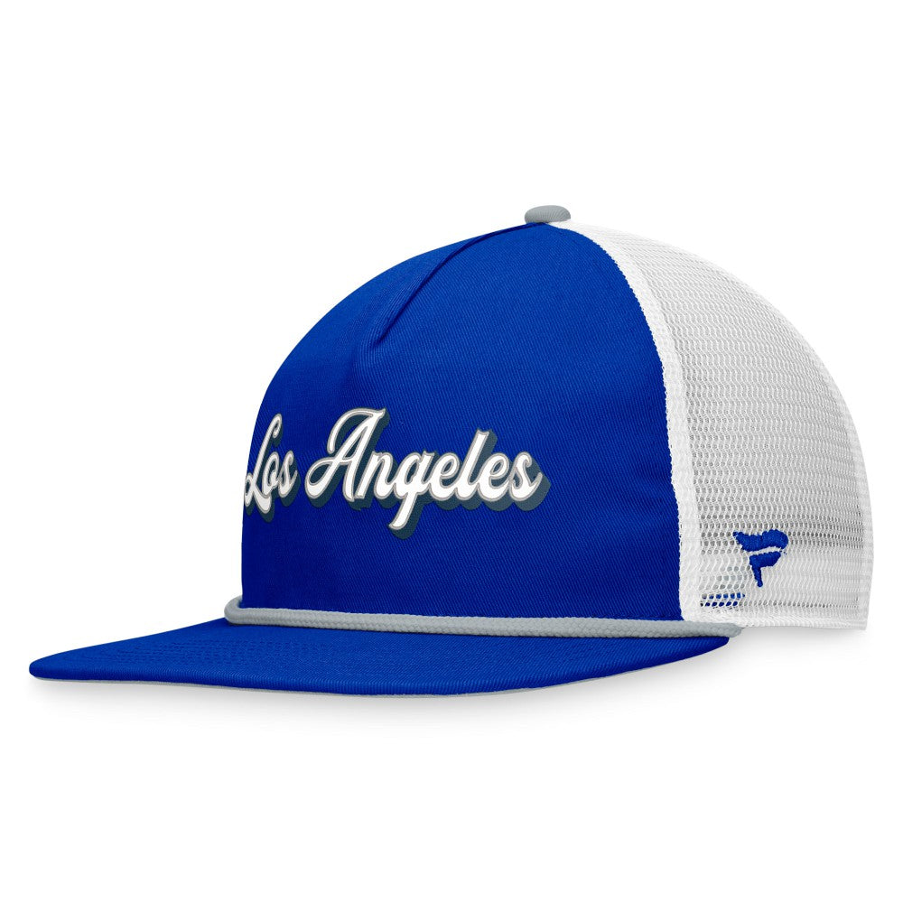 Royal Los Angeles Dodgers Fanatics Heritage Golfer Snapback Hat